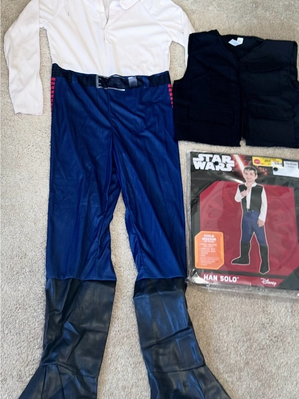 Child Han Solo Star Wars Costume Medium